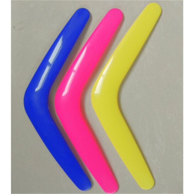 &lt; E2id &amp; &gt; Mainan Boomerang Bentuk V Bahan Plastik