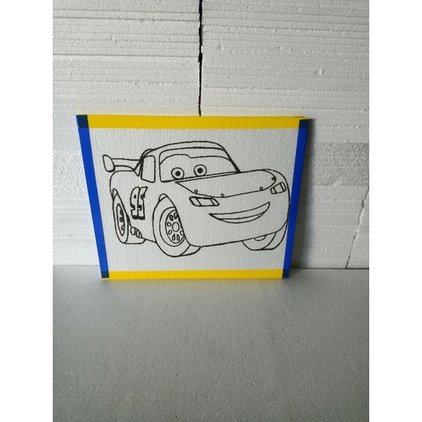 

sterefoam mewarnai 3000 pakai lis/lakban
