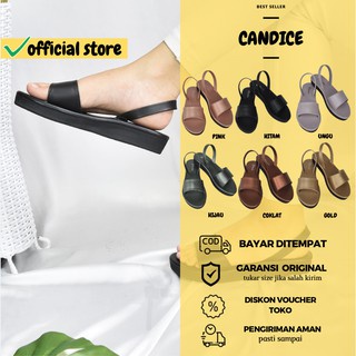 OKADA ORIGINAL SANDAL SLIP-ON SANDAL WANITA/CEWEK - (CANDICE) ORIGINAL BY OKADA TERBARU 2023