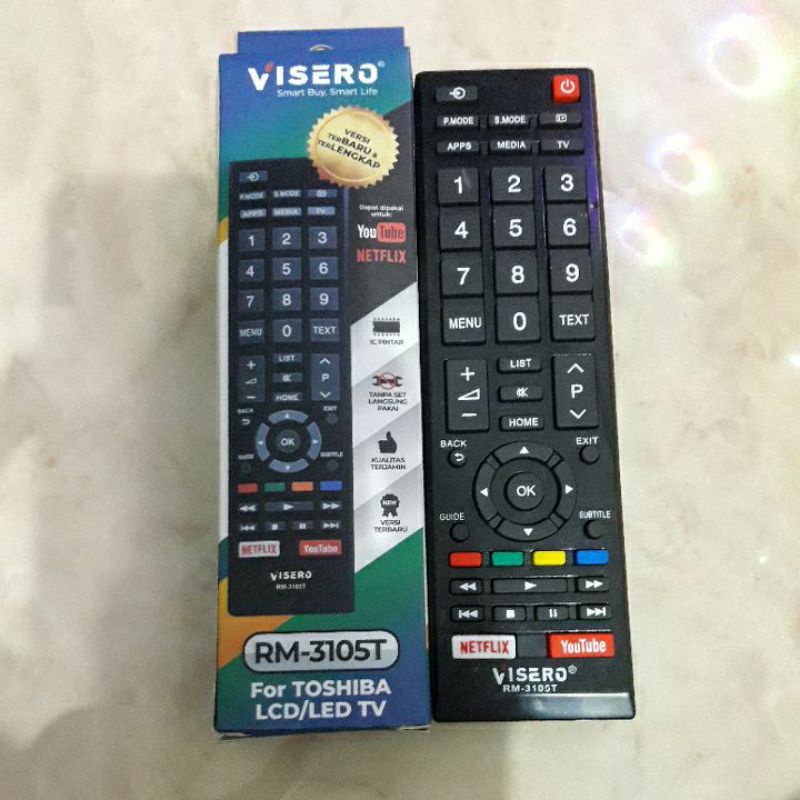 REMOT SMART/LED TV TOSHIBA