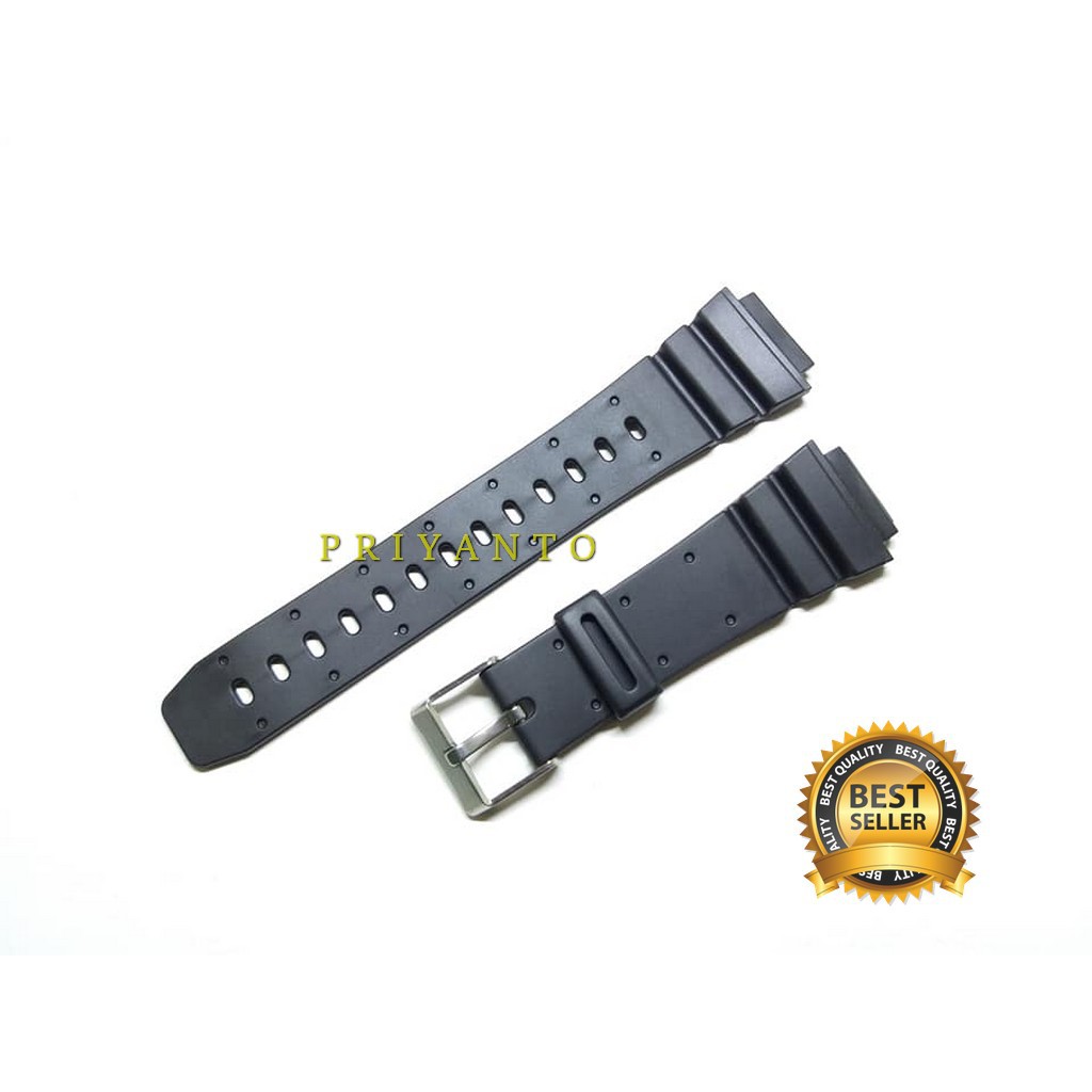 Tali strap jam tangan super watch karet Casio Mrw 200 mrw200 hitam