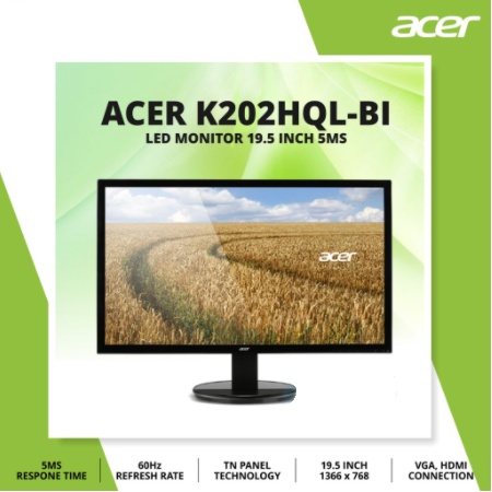 Monitor LED Acer K202HQL 19.5 inch