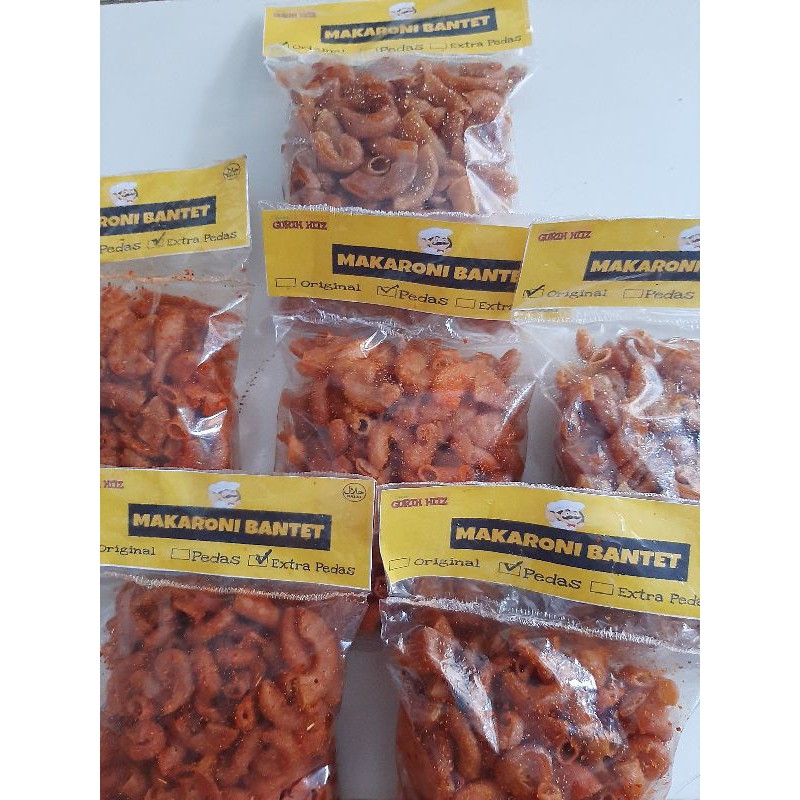 

Makaroni Bantet 65 Gram Gurih hitz