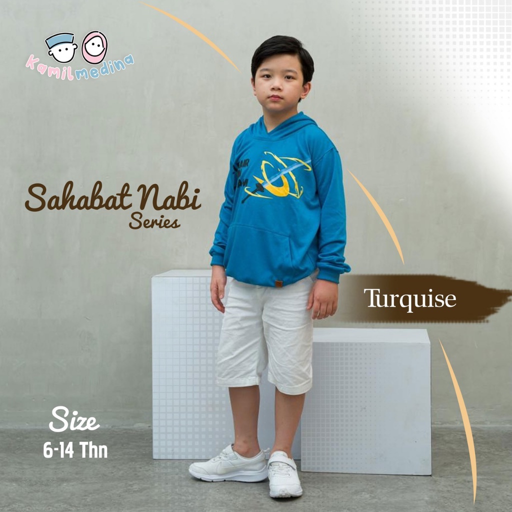 HOODIE ANAK SWEATER SAHABAT NABI 6-14 TAHUN