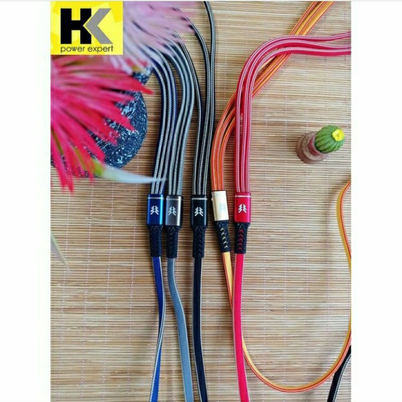 KABEL DATA HK D20 D 20 3in1 micro type c iph fast charging