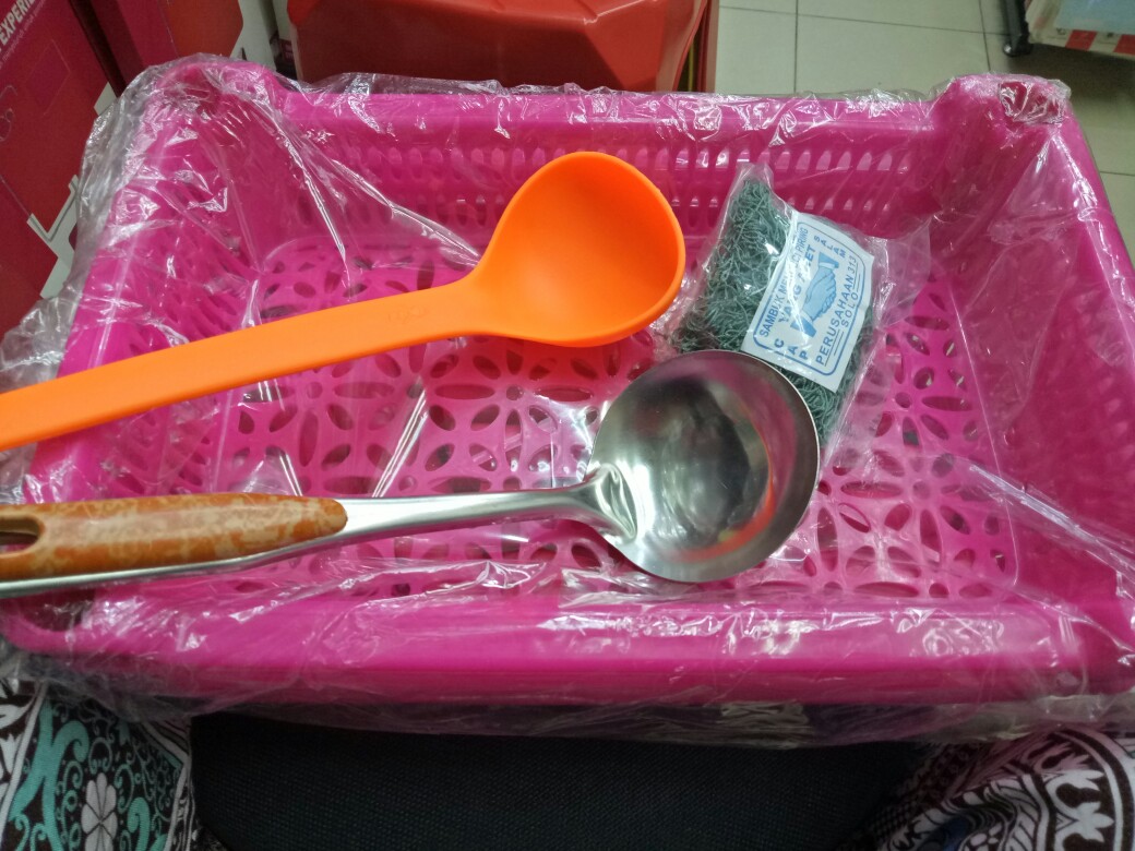 Sabut Cuci Piring Nylon Hijau