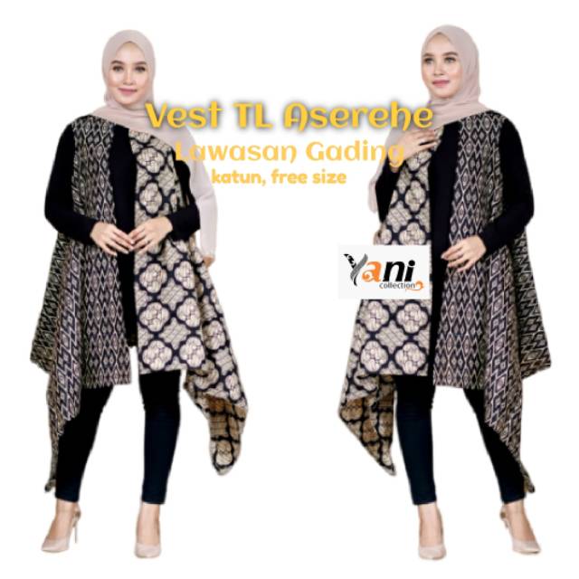 Cardigan Batik Aserehe modern