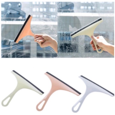 Wiper Karet Alat Pembersih Kaca Anti Jamur Jendela Rumah Cleaner Rubber Mirror Mobil Spatula Scrapper Silicone Gagang Lap
