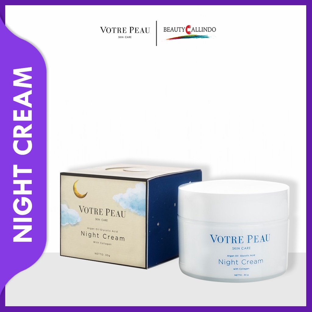 VOTRE PEAU Collagen Night Cream 30gr