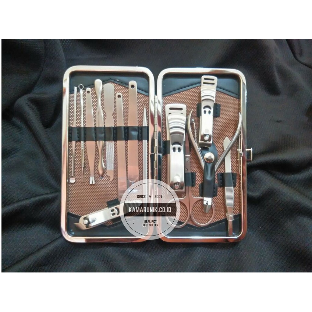 Best Item! GUNTING KUKU SET 514N, MENICURE PEDICURE SET ISI 13