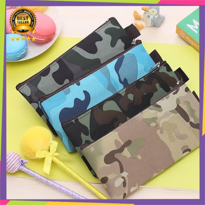 

TEMPAT PENSIL TP0043 Tempat Pensil Army Pattern - Cokelat