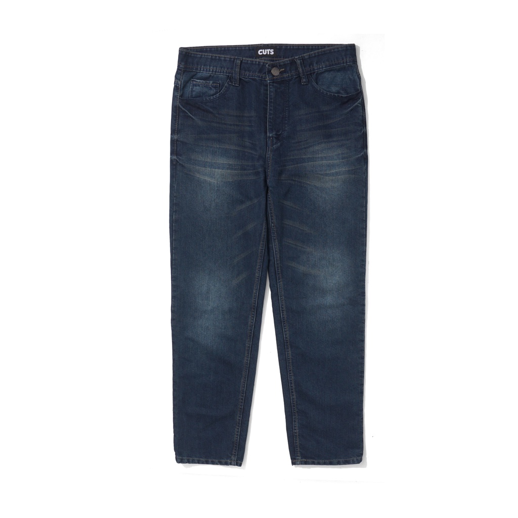 CUTS | CELANA BAGGY | JEANS DENIM | BLUE