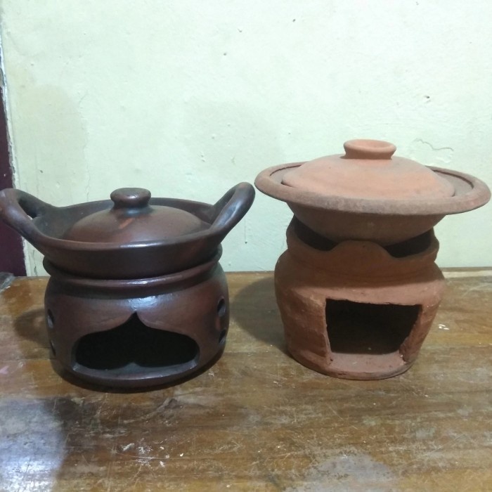 Set Tungku dari Tanah Liat / gerabah untuk Cetakan Serabi - KLATEN