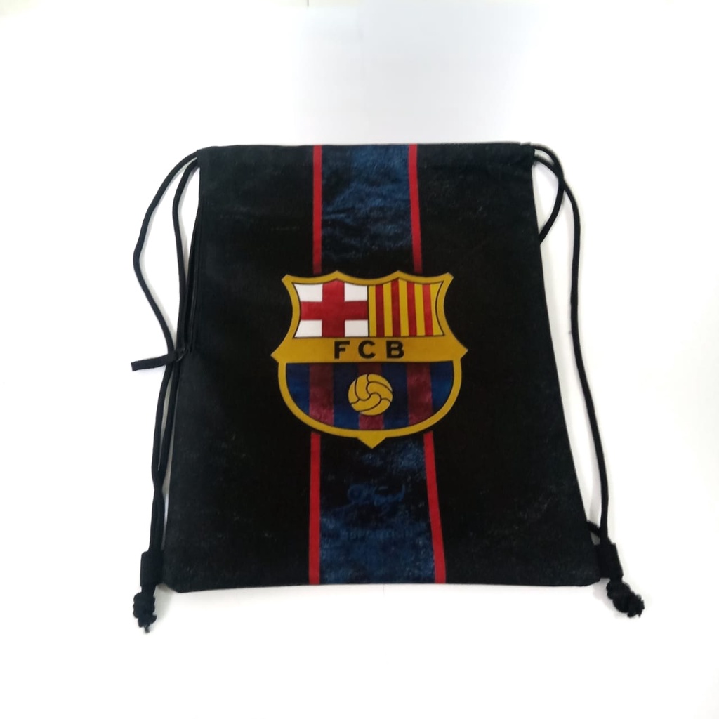 Tas Gymsack Tas Olahraga Tas Serut Tas Serut Ortuseight - Gymsack - String Bag - Tas Punggung - Tas Olahraga - Futsal Sepakbola Club Barcelona