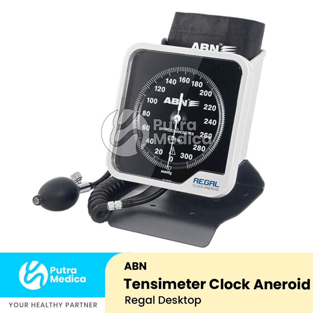 ABN Tensimeter Regal Clock Aneroid Desktop Model / Tensi Jarum Meja / Alat Ukur Tekanan Darah