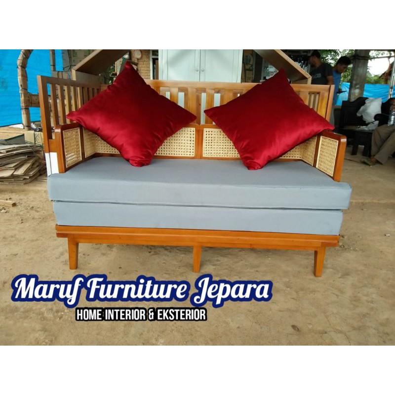 Kursi Sofa Rotan Minimalis
