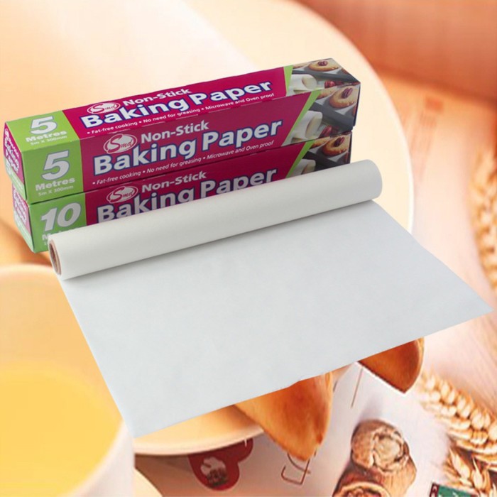 Non Stick Baking Paper 1 Rol / Kertas Roti Alas Loyang Kue - PR0092