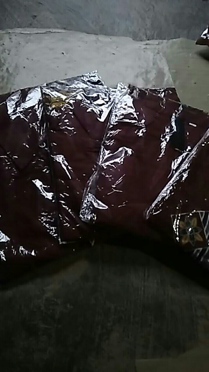 Batik Couple Keluarga Sania Ruffle Ori Ndoro Jowi Dnt Motif Kenari Merah