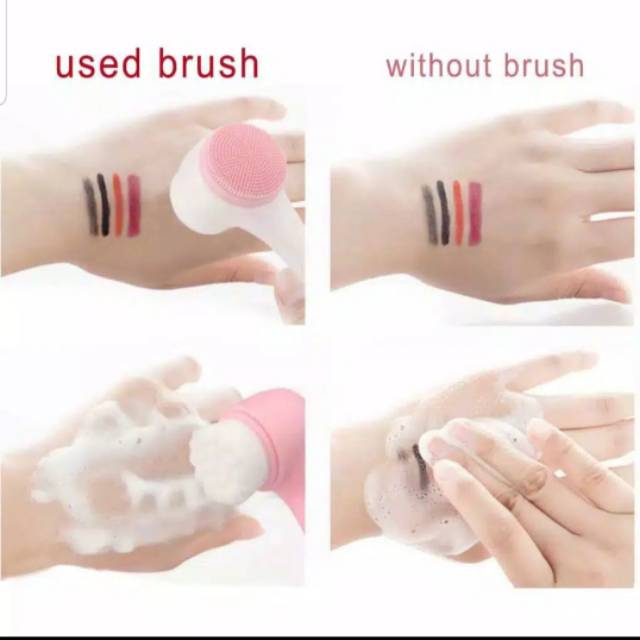 Face Cleansing Brush Sikat Pembersih Wajah Alat Cuci Muka