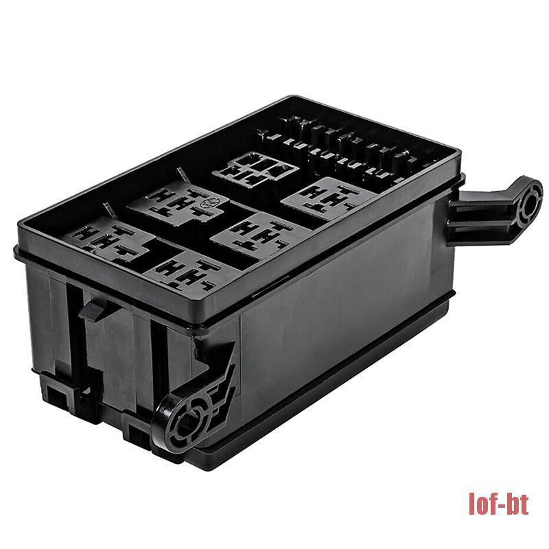 Box Relay 12 Slot 6 ATC / ATO 6 Relay Blade Fuses Holder Standar Untuk Mobil