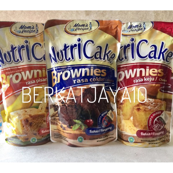 Promo MURAH NUTRICAKE Brownies 230 Gram Praktis Tepung Instant Coklat