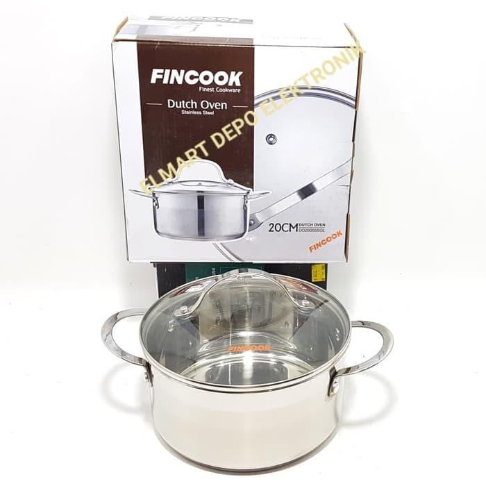 Unik FINCOOK panci induksi stainless steel 20cm DO2005SSGL / dutch oven DO 2005 SSGL Limited