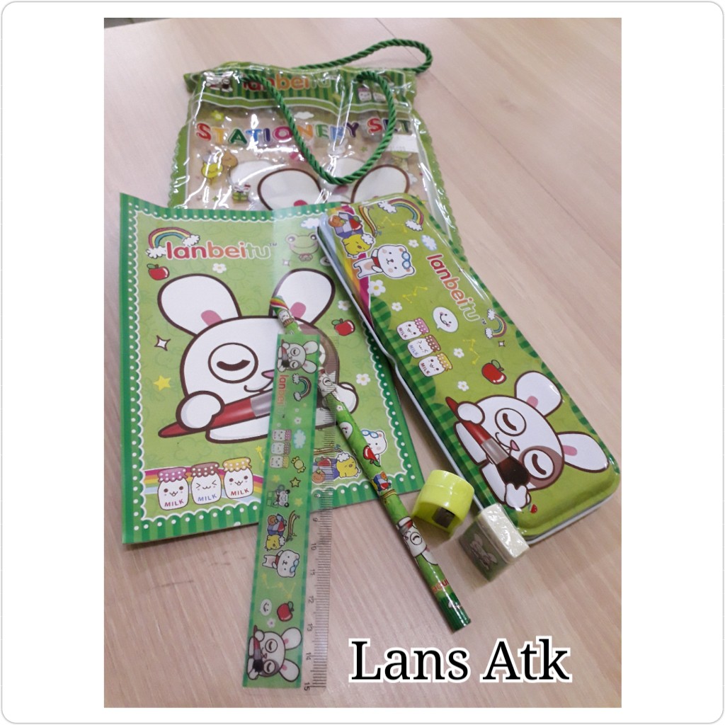 

Study Set 8808 / Alat Tulis Anak Lengkap Karakter Fancy / Pensil Set