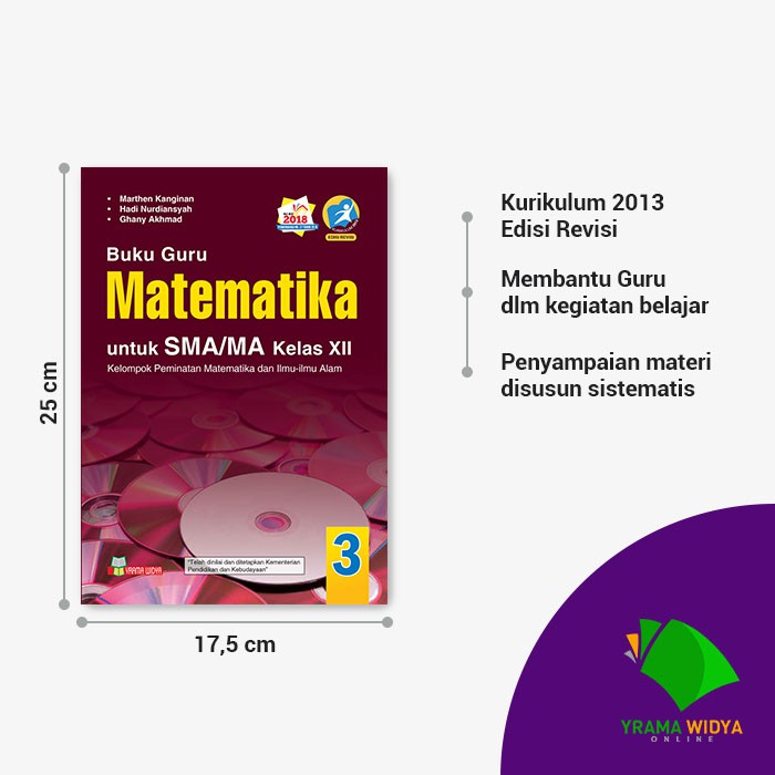 Yrama Widya - Buku Guru Matematika Kelas XII Peminatan untuk SMA/MA