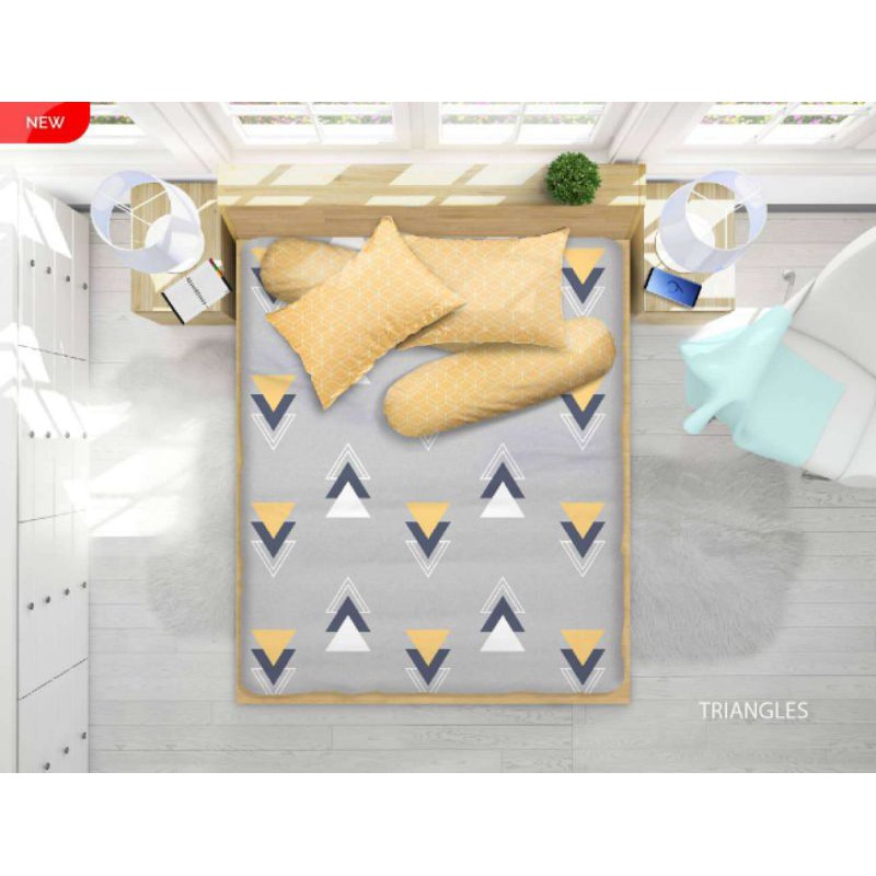 Sprei All New My Love 160x200 & 180x200 T.30 Triangles