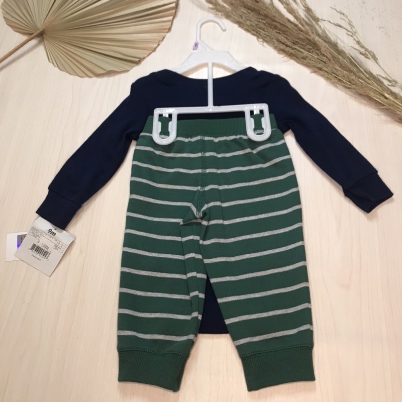 Baju Carter Original navy and green