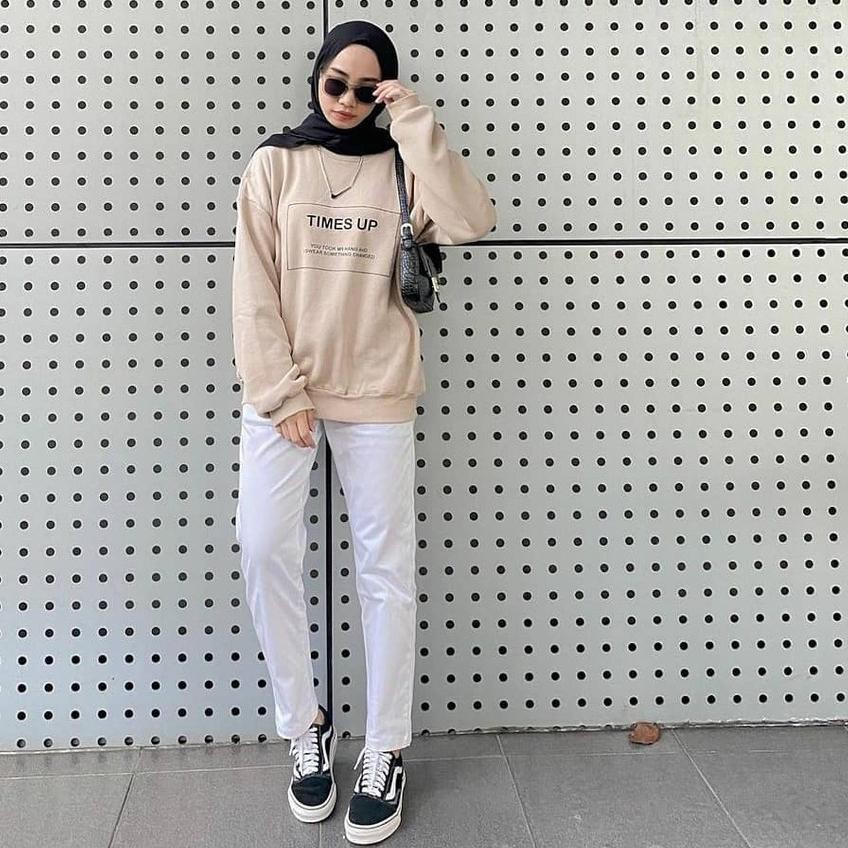 ➦ TIMES UP SWEATER - SWEATER WANITA/PRIA ✰