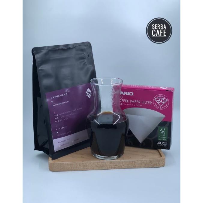 

Paper Filter Hario + Kopi Manual Brew 200 gram (Bisa Request Kopi) -Diskon Besar