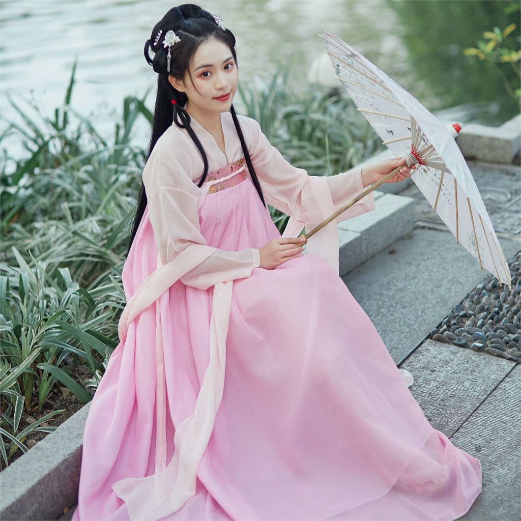 Women's Han Chinese clothing fairy archaistic ancient costume clothes fairy Super fairy suit chest-h