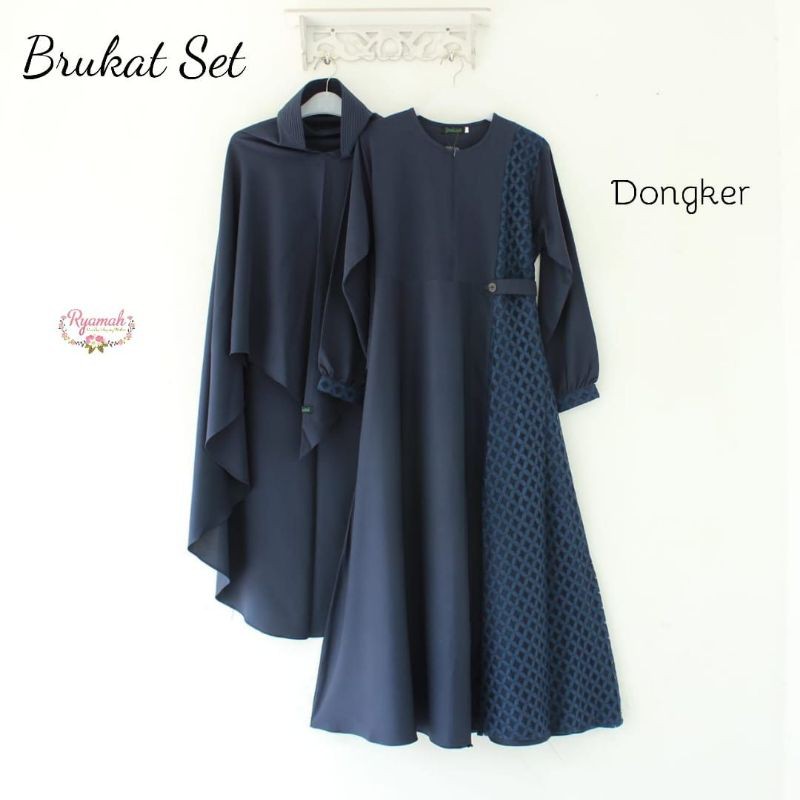 READY GAMIS BRUKAT SET by mumtaz hijab