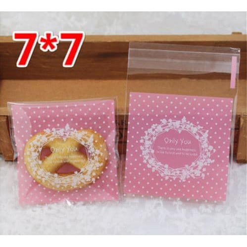

CVCV141 PLASTIK FANCY COOKIES/ PERMEN/ KUE/ COKLAT ONLY YOU 7X7