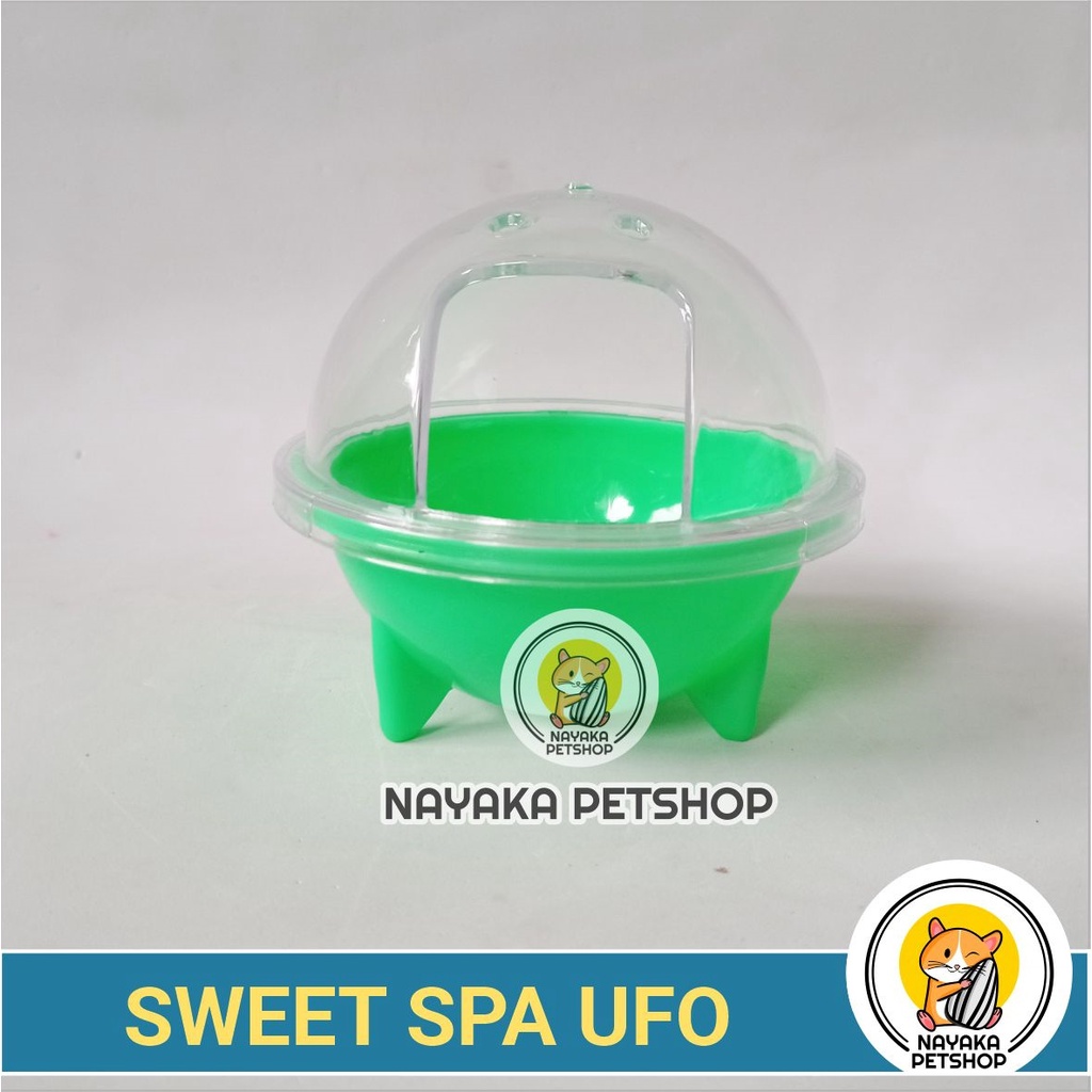 Sweet Spa Ufo Tempat Mandi Pasir Wangi Hamster