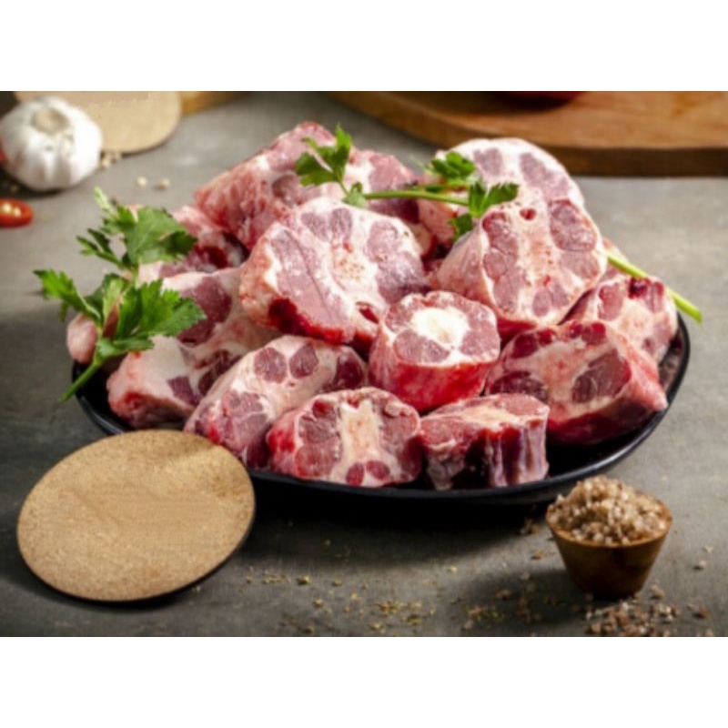 

Daging buntut sapi 500 gr 9-12pcs import Australian beef grade A oxtail whole cut