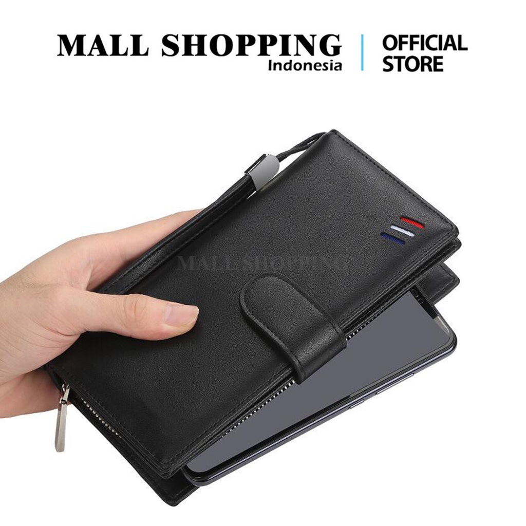 (COD) Dompet Lipat Wanita Dompet Kulit Dompet Panjang ❤️❤️MALLSHOPPING❤️❤️