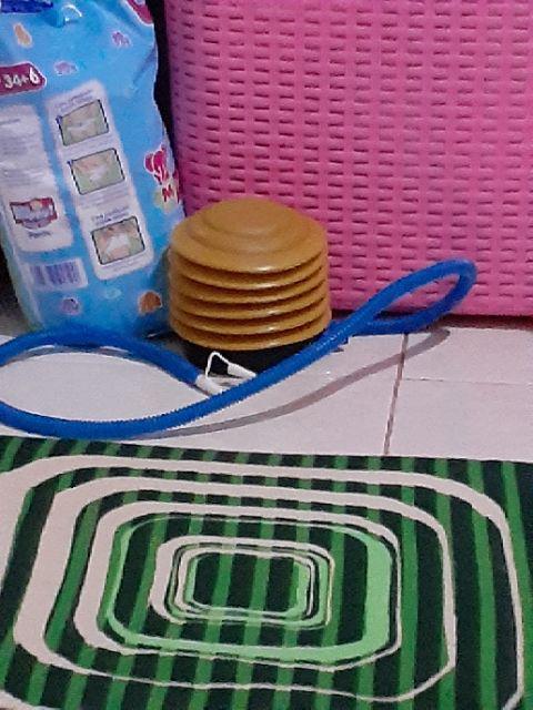 Pompa Angin Injak Kaki Manual Foot Air Pump / Alat Pompa Injak Kuning Bestway