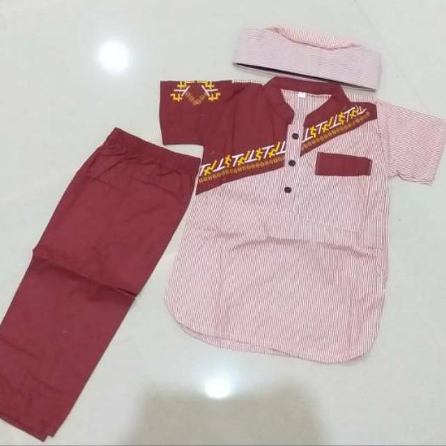 Baju koko anak Koko Pakistan setelan kurta bordir