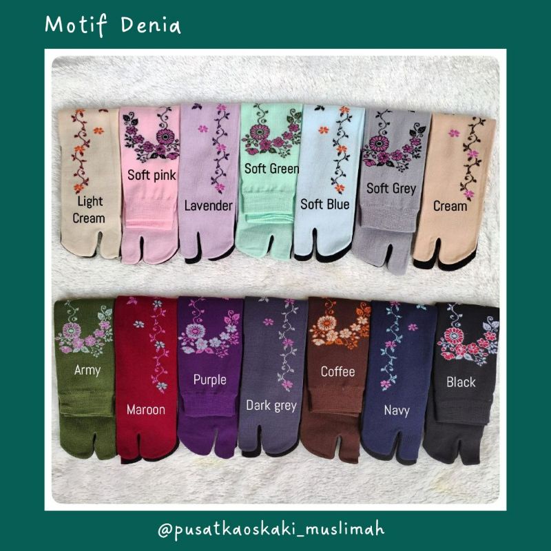 KAOS KAKI MOTIF DENIA