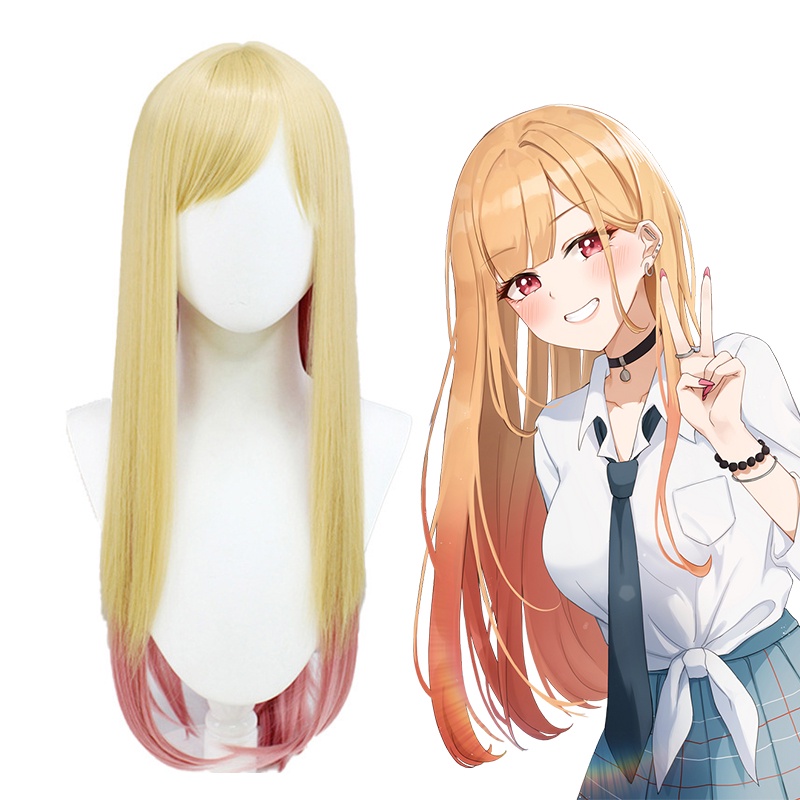 LOL-77 wig marin kitagawa sono bisque doll rambut palsu cosplay karakter anime