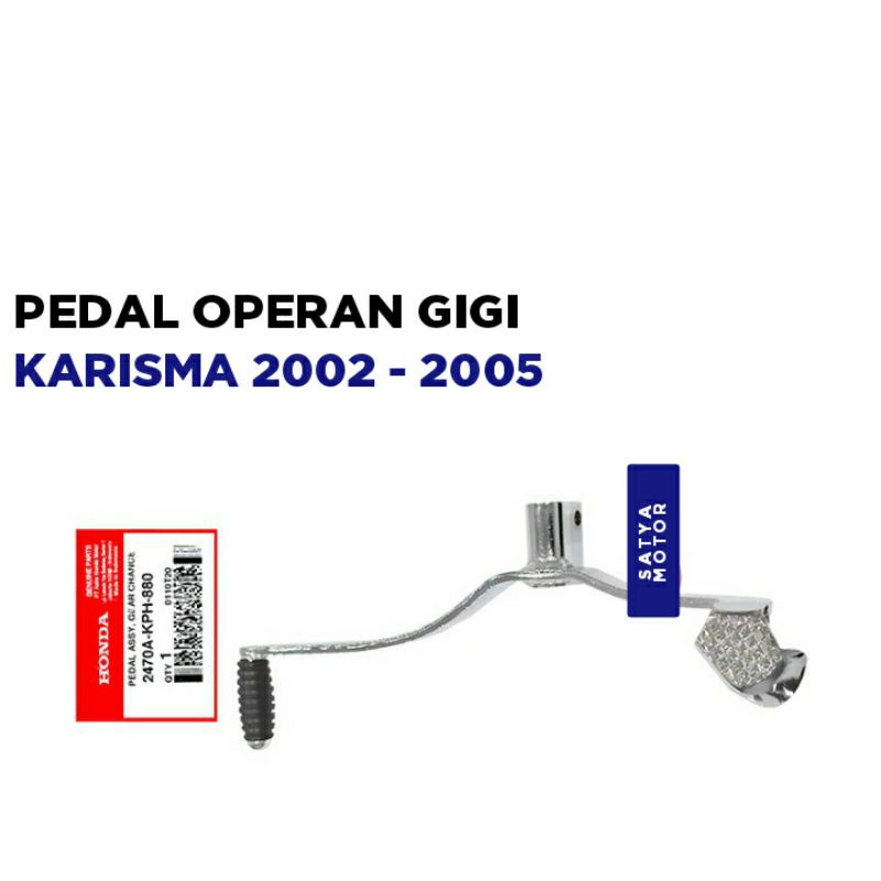 Pedal Operan Gigi Karisma 2002 2003 2004 2005 / Perseneling Perseneleng / Original Honda 2470A-KPH-8