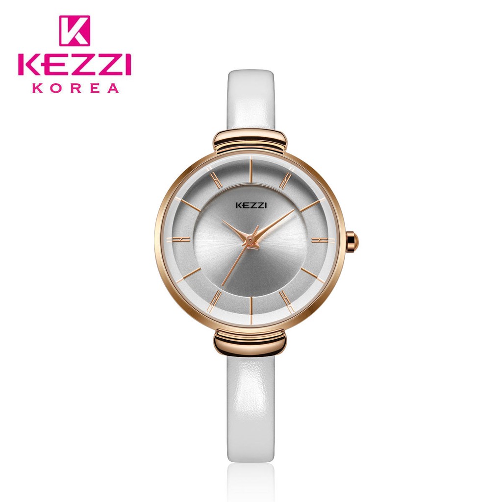 Kezzi Korea 1924 Putih - Jam Tangan Fashion Wanita - Model Analog