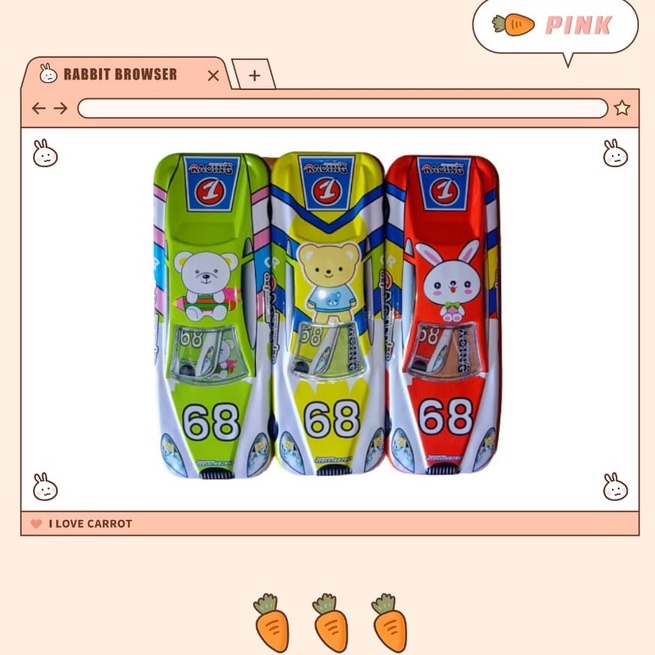 

Tempat Pensil Beranak Bentuk Mobil