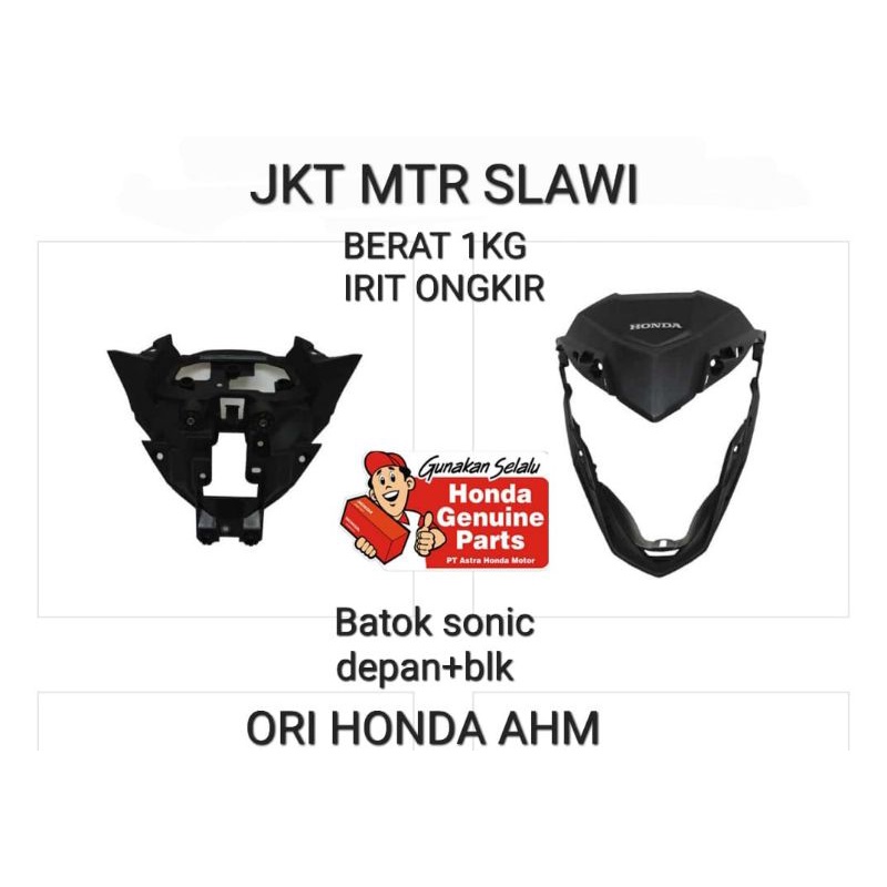 cover handle rr handle fr batok lampu depan belakang new sonic 150 ori honda ah.