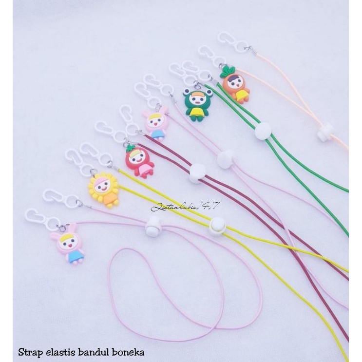 Strap elastis bandul boneka beli 10 free 2