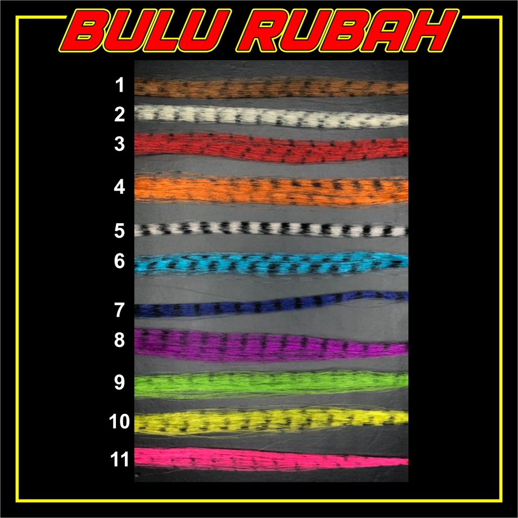 Bulu Rubah Halus Assist Hook Fly Fishing