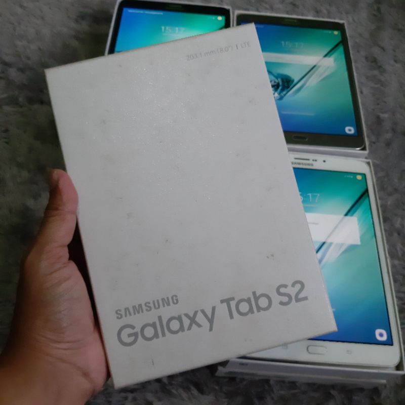 Samsung Tab S2 T719y 8inch 3/32gb warna hitam second berkualitas