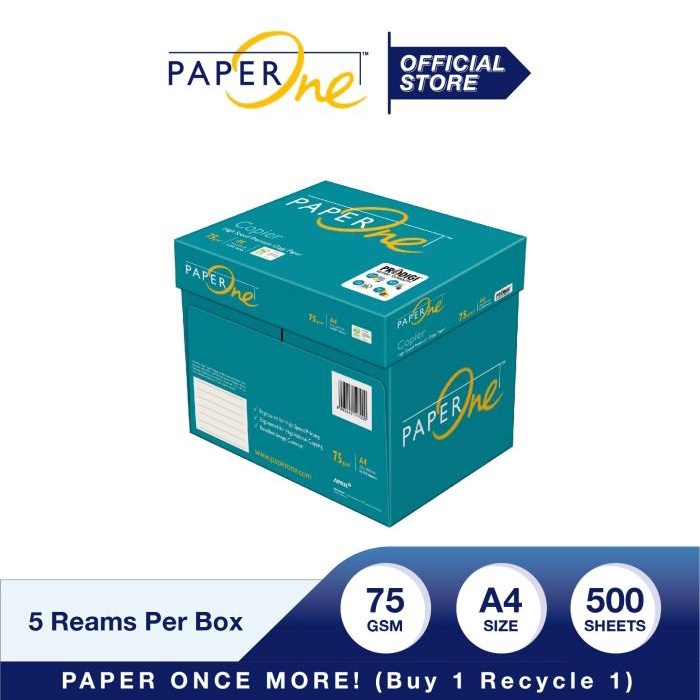 

Kertas | Fc Paperone, 75 Gram, A4 Box Kualitas Terbaik